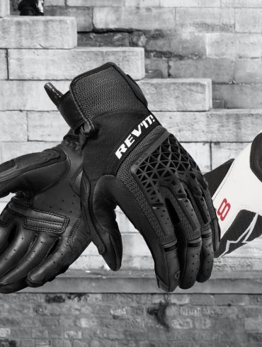 Collage of motorcycle gloves for buyers guide for beginners