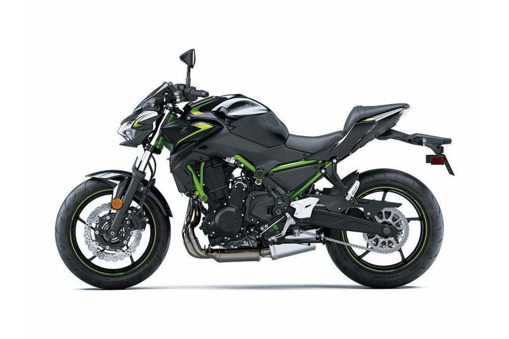 2022 Kawasaki Z650 with a chain drive