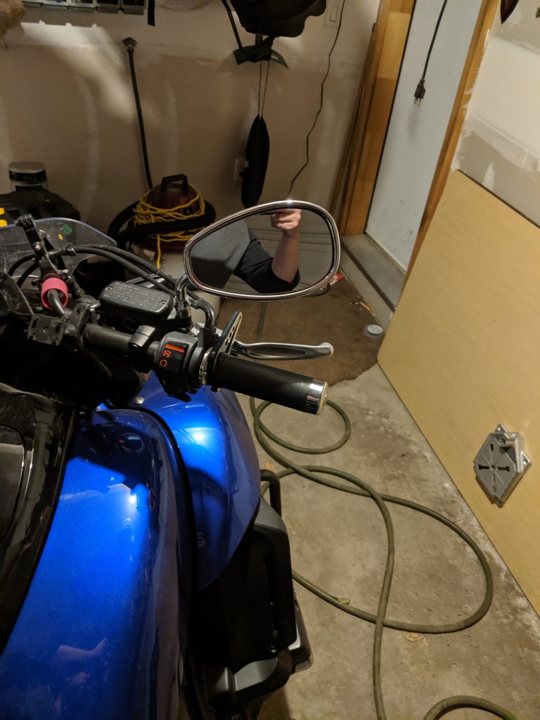 Front Brake Lever Control on Right-Hand Side of Handlebars