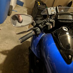 Motorcycle brakes (clutch side)