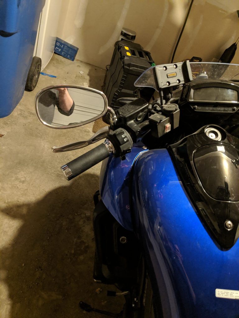 Motorcycle brakes (clutch side)