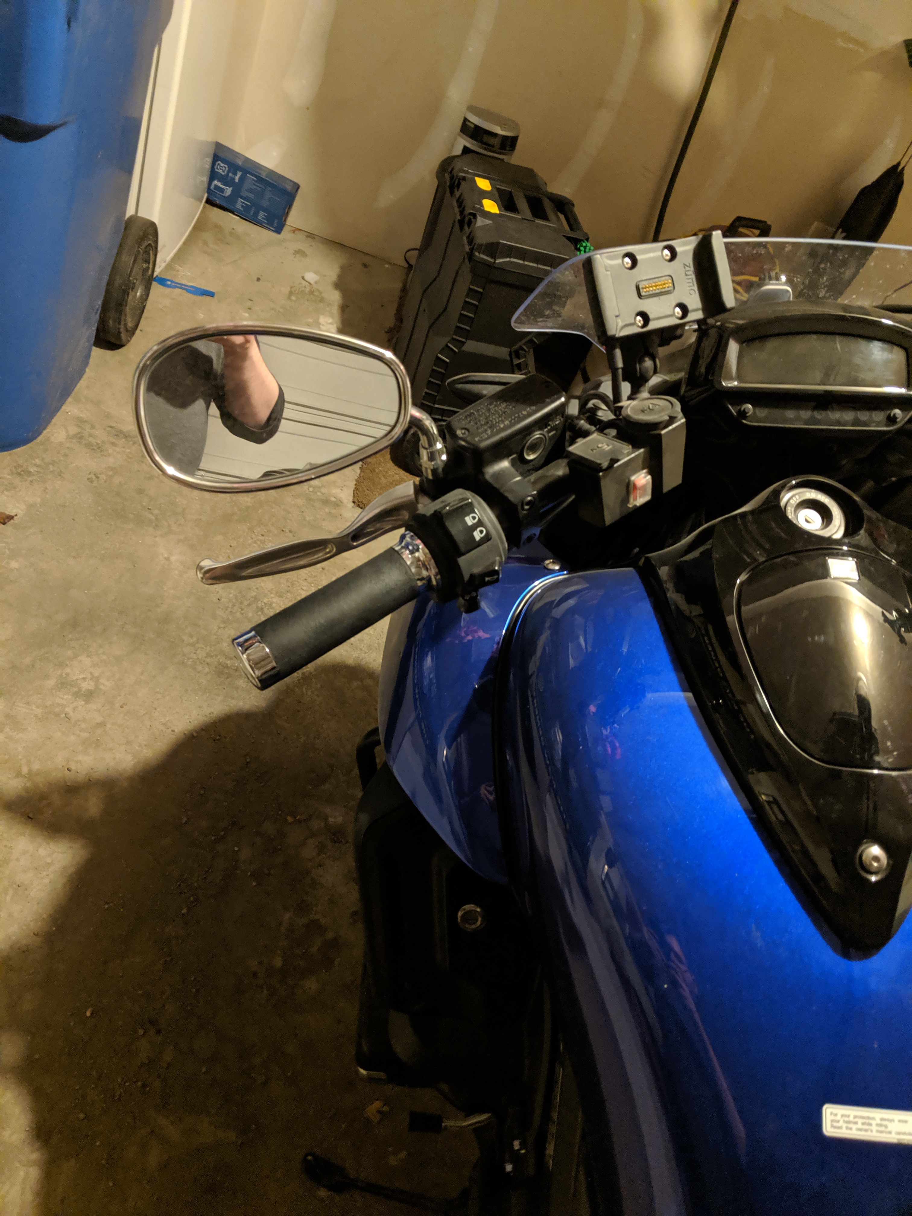 Motorcycle brakes (clutch side)