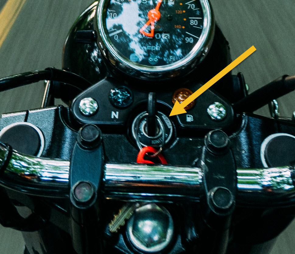 motorcycle ignition with key