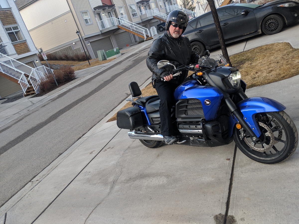 Putting your foot on a peg