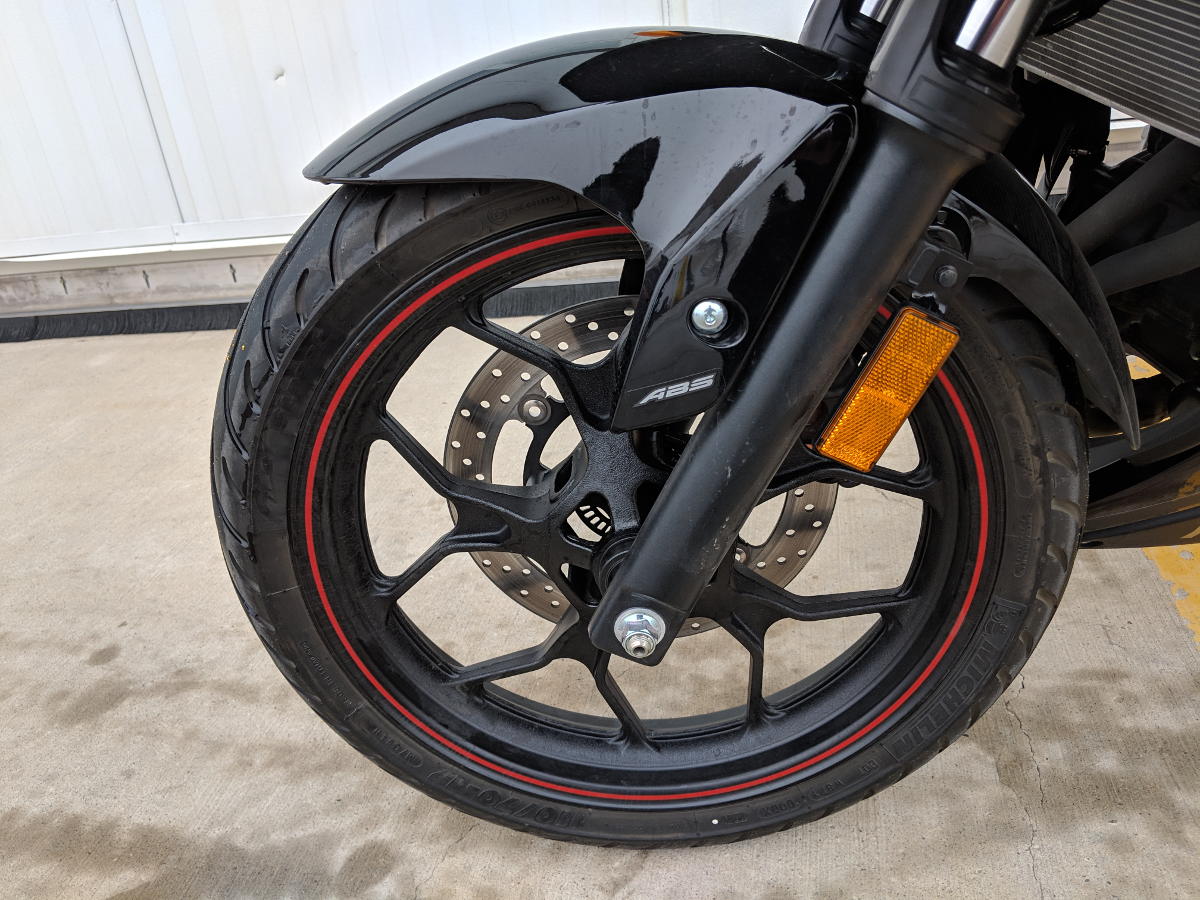 Solid Rim on a Sportbike