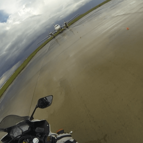 Jennifer Angelina demo’ing push steering for the class