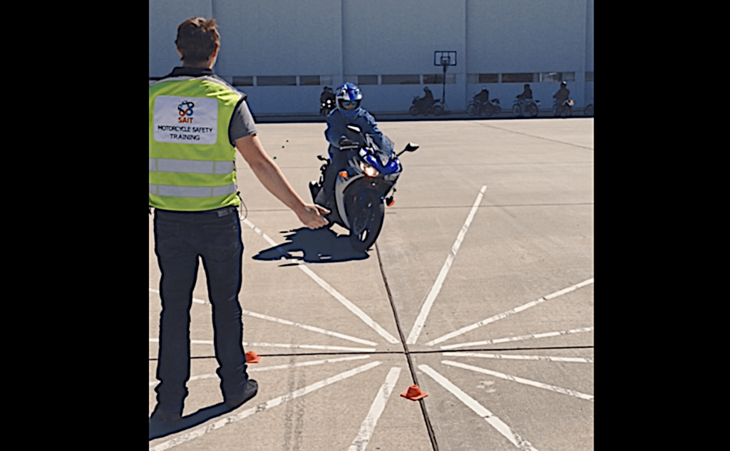 Jennifer Angelina's colleague administering the swerve exercise